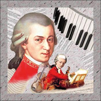 Musician Mozart - Servietten 33x33 cm