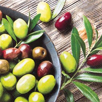 Pure Olives – Servietten 33x33 cm