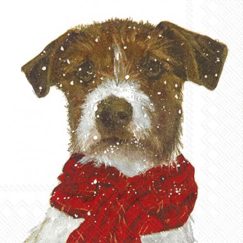 Archie Terrier - Hundeservietten 33x33 cm
