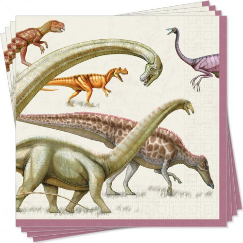Dinosaurier Servietten 33x33 cm