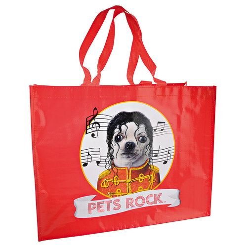 Einkaufstasche Pet Rocks Hund Michael Jackson