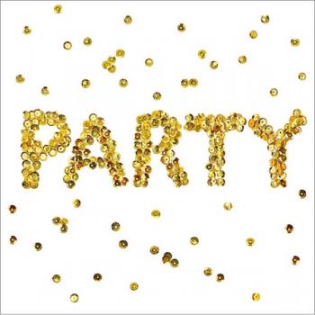 Goldene Party – Servietten 33x33 cm