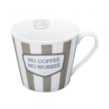 No Coffee no workee – Happy cup Krasilnikoff Tasse