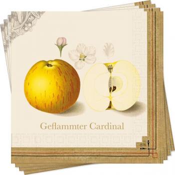 Pomologie der Äpfel - Servietten 33x33 cm