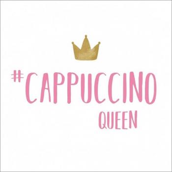 Cappuccino Queen – Servietten 33x33 cm