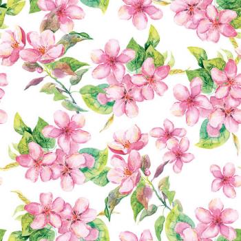 rosa Kirschblüten - Servietten 33x33 cm