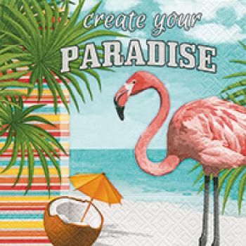 Create your paradise – Servietten 33x33 cm