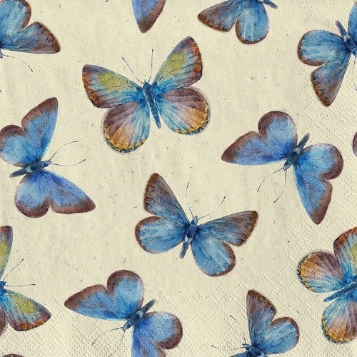 Schmetterlinge  - Grasservietten 24x24 cm