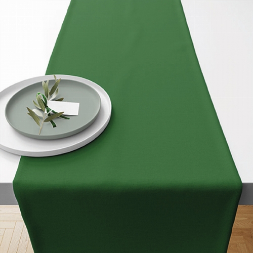Tischläufer 40x150 cm Uni Green 