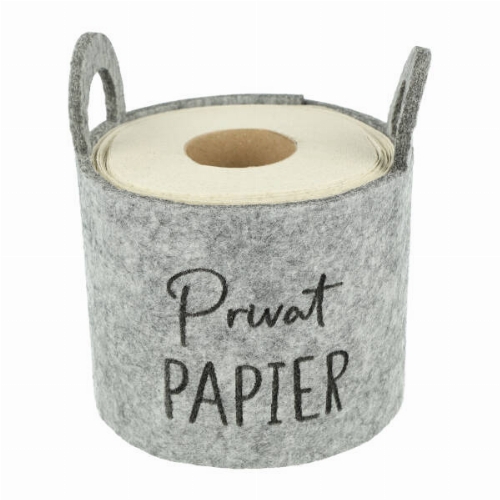 Toilettenpapier Banderole Privat Papier Dunkel Camping Edition