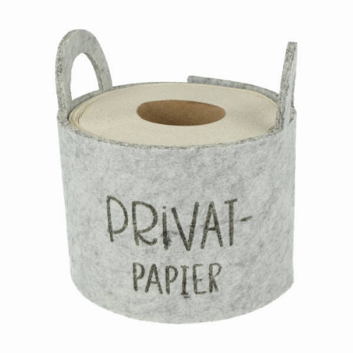 Toilettenpapier Banderole Privat Papier Hell Camping Edition