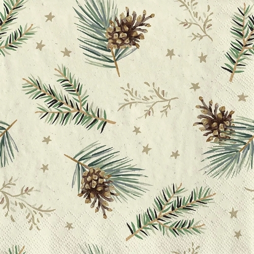 Weihnachtstradition  - Grasservietten 33x33 cm